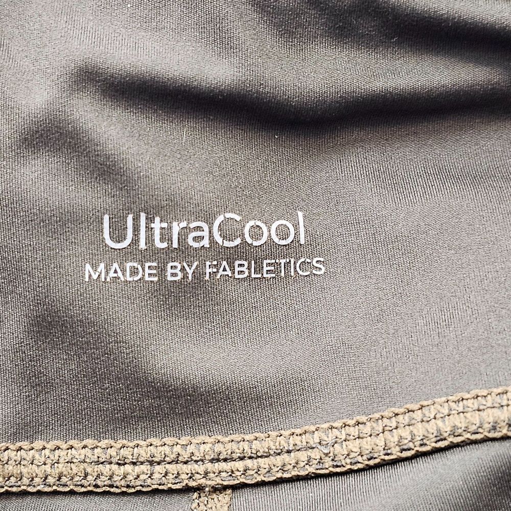 Ultra Cool By Fabletics Leggings Drawstring Waist High Rise Black Size 30"Waist - Picture 5 of 10